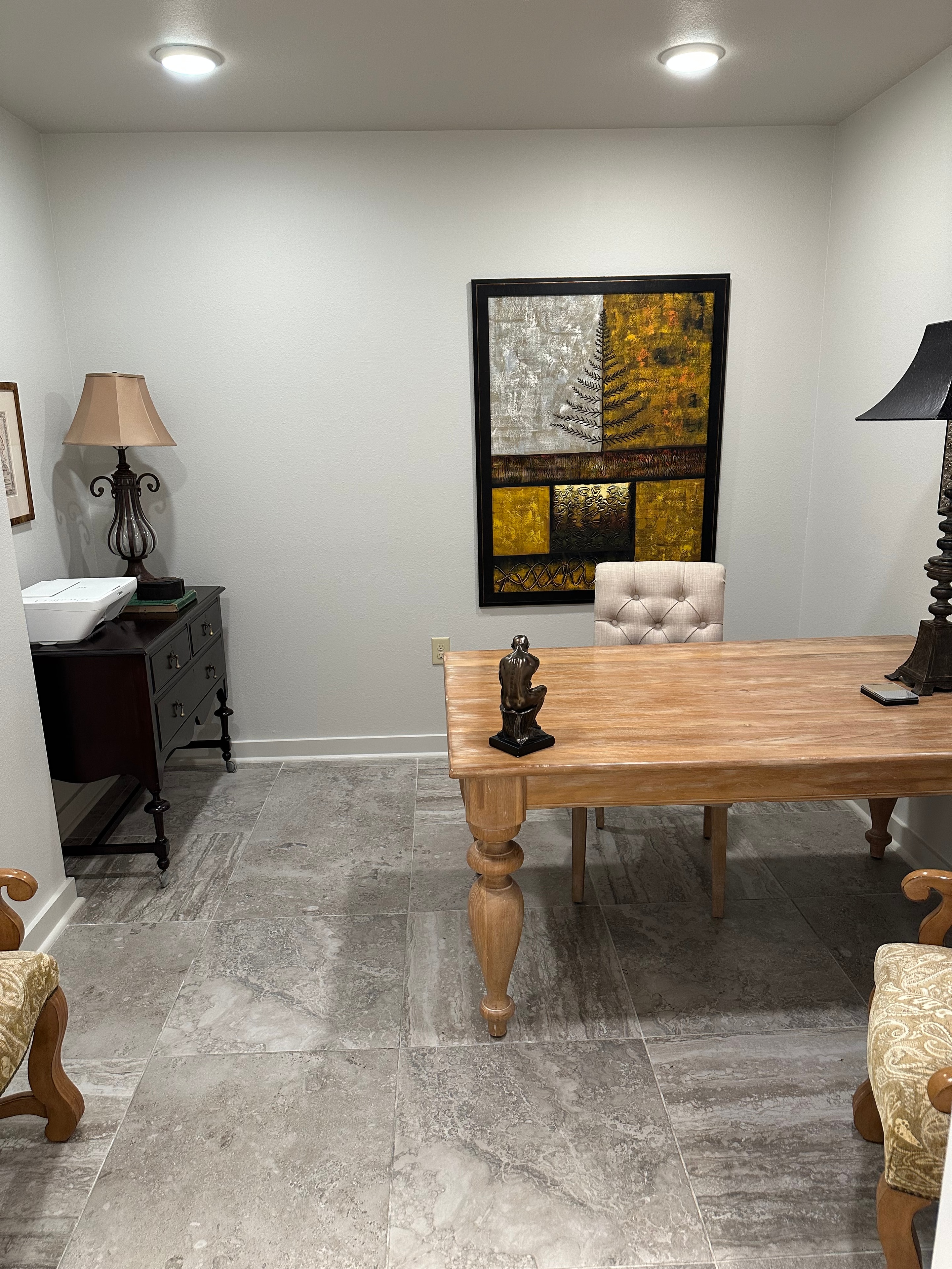 Clean modern office interior after commercial cleaning