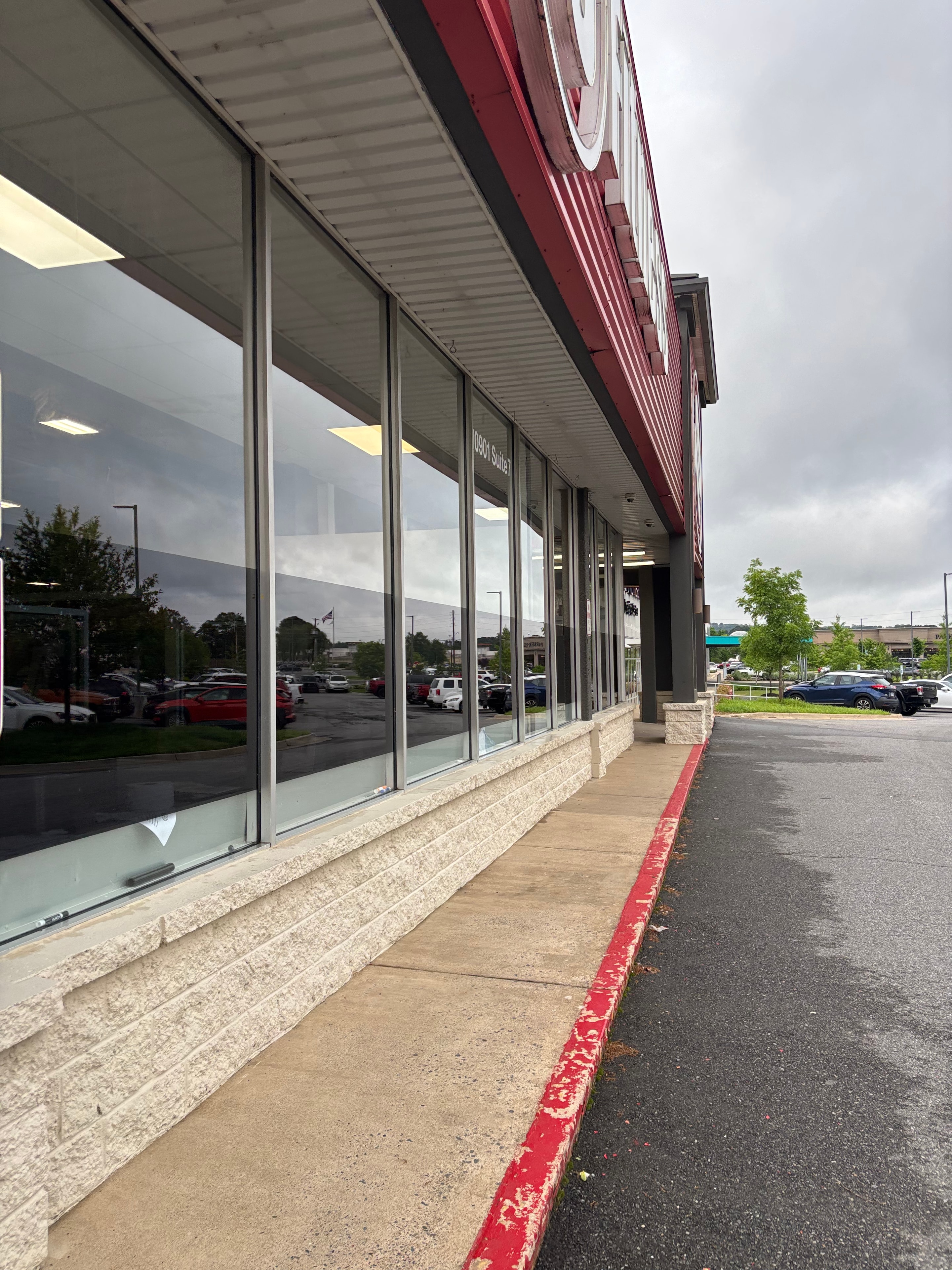 Sparkling clean windows after professional window cleaning